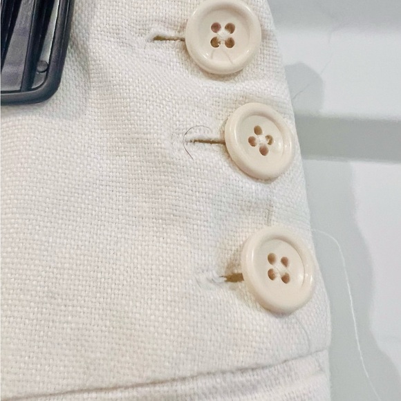 Lauren Ralph Lauren 100% Linen Wide Leg Pants – Ivory | Size 10 - Picture 8 of 12